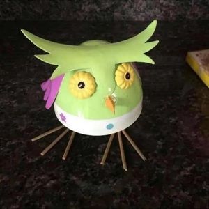 Pier One Spring Owl Bobblehead NWT